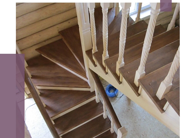 Реставрация деревянных лестниц в Дмитрах от 4502 руб.