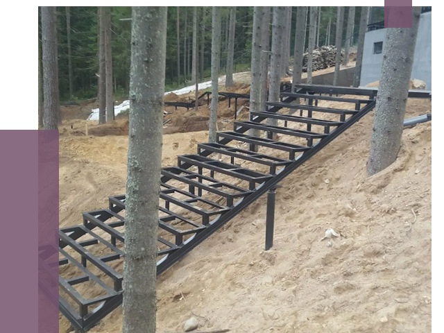 Монтаж металлических лестниц в Дмитрах от 14204 руб. 