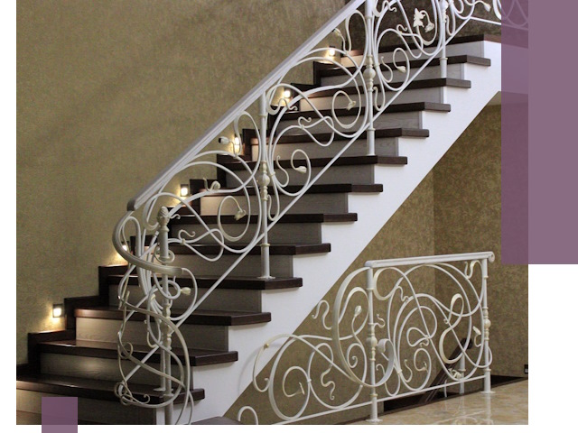 Кованые лестницы под ключ в Дмитрах — изготовление и монтаж