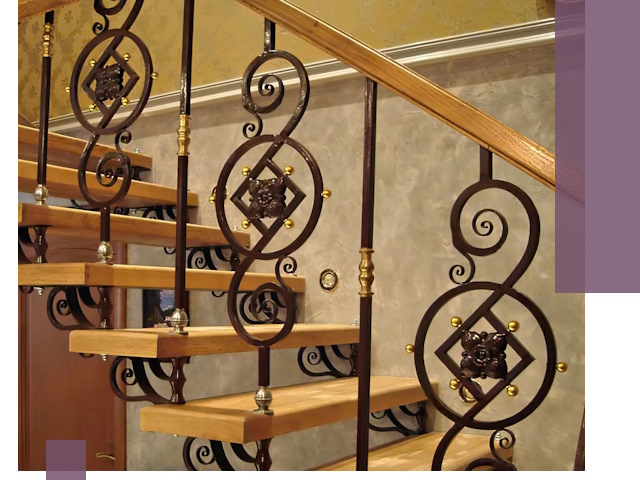 Изготовление кованых лестниц под ключ в Дмитрах