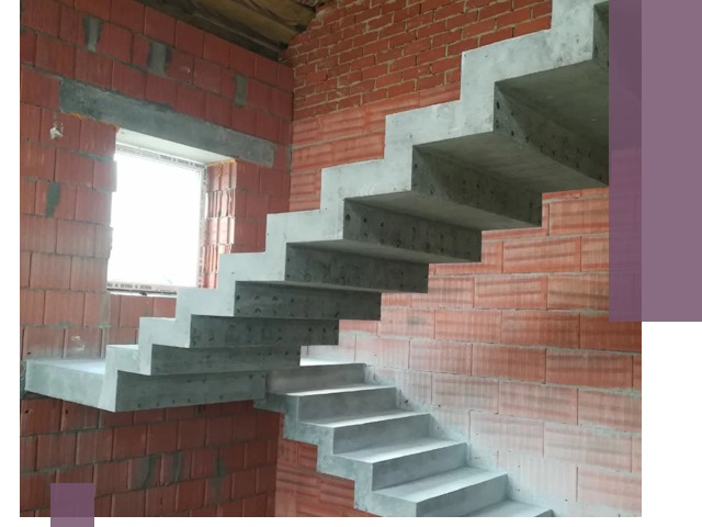 Бетонные лестницы под ключ в Дмитрах: монтаж, демонтаж, ремонт