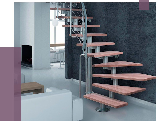 Модульные лестницы в Дмитрах от 17688 руб. — купить в ПРОЛЁТ-Дмв