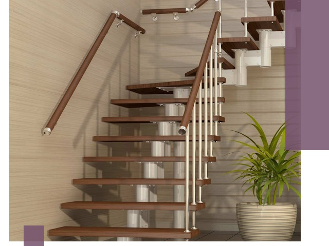 Изготовление модульных лестниц под ключ в Дмитрах