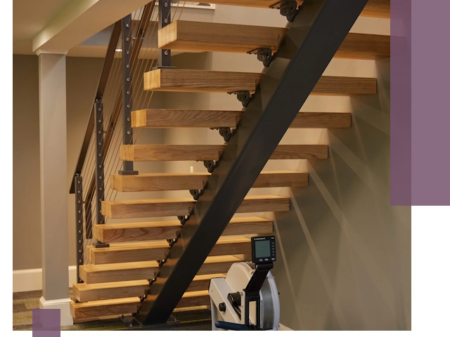 Лестницы на монокосоурах под ключ в Дмитрах - изготовление и монтаж