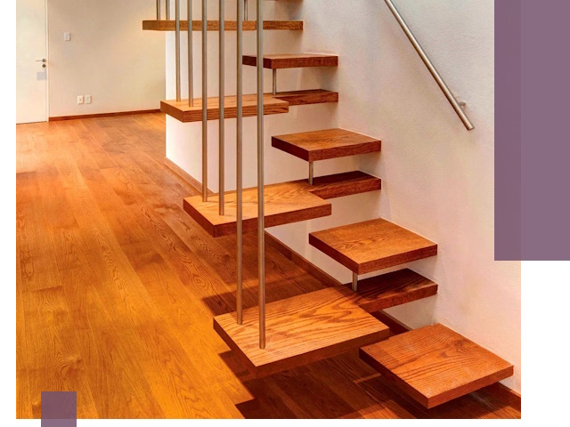 Лестницы «гусиный шаг» на заказ в Дмитрах для узких пространств