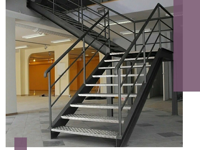 Лестницы для офиса в Дмитрах: изготовление, монтаж, демонтаж