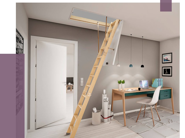 Чердачные лестницы в Дмитрах — от 15276 руб. | ПРОЛЁТ-Дмв