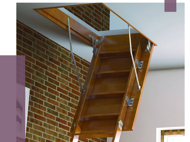 Установка чердачной лестницы в Дмитрах от 8201 руб. | ПРОЛЁТ-Дмв