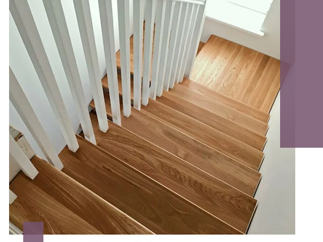 Лестницы из бука в Дмитрах: изготовление, монтаж и демонтаж