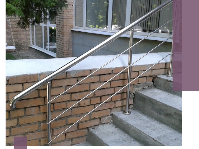 Перила из нержавеющей стали высокого качества в Дмитрах