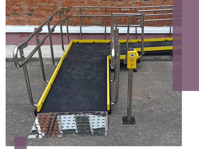 Изготовление наклонных пандусов для инвалидов в Дмитрах