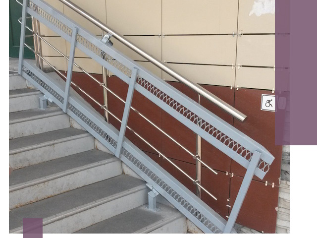 Изготовление откидных пандусов под ключ в Дмитрах