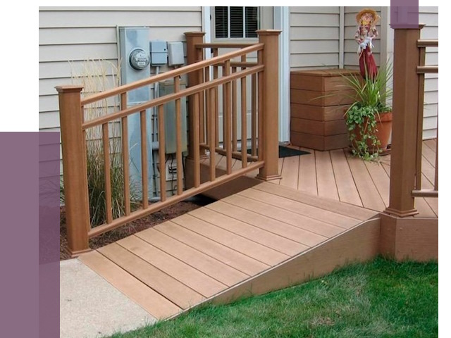 Пандус на крыльцо в Дмитрах под ключ от 8147 руб. 