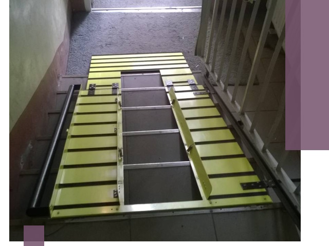 Профессиональный монтаж пандуса в подъезд в Дмитрах