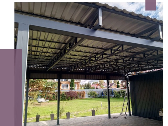 Монтаж навесов в Дмитрах от 7718 руб. — установка навеса | ПРОЛЁТ-Дмв