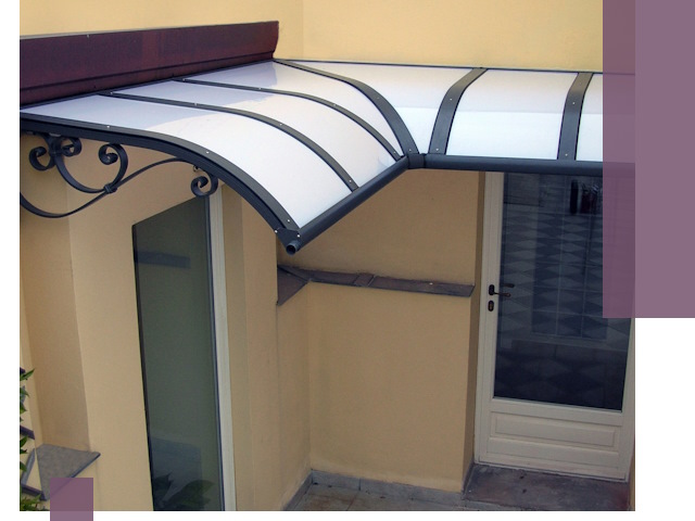 Монтаж козырьков любой сложности в Дмитрах под ключ