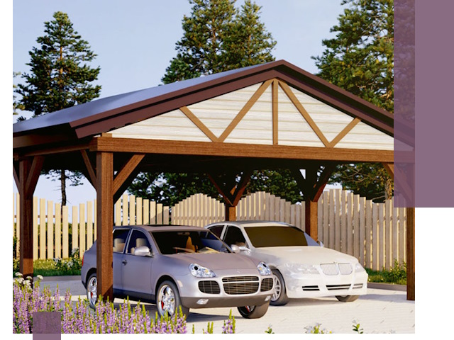 Навесы для автомобиля в Дмитрах — изготовление и монтаж