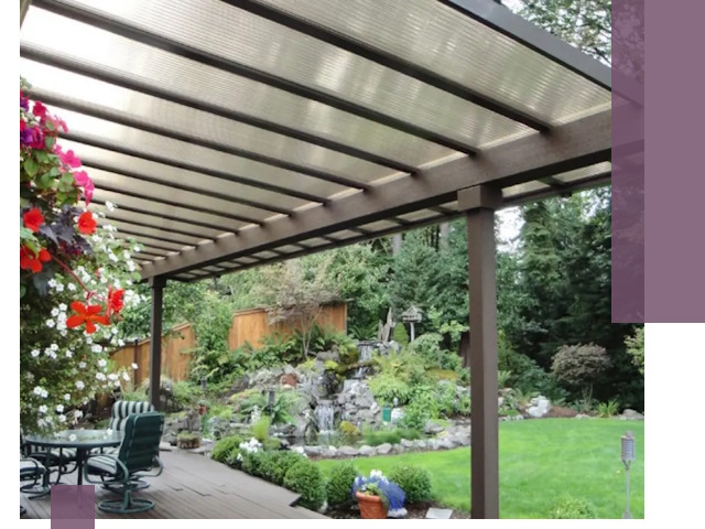 Навесы из поликарбоната под ключ в Дмитрах быстро и надёжно