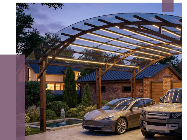 Металлические навесы в Дмитрах от 13293 руб. под ключ — ПРОЛЁТ-Дмв