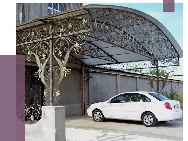 Кованые навесы в Дмитрах от 15276 руб. | ПРОЛЁТ-Дмв