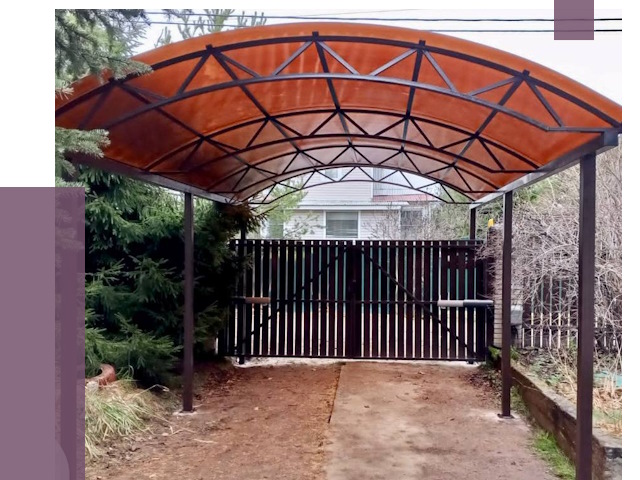 Арочные навесы в Дмитрах от 13346 руб. — изготовление и монтаж | ПРОЛЁТ-Дмв