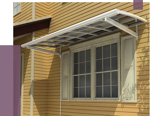 Козырьки над окнами в Дмитрах от 7986 руб. — монтаж, покупки | ПРОЛЁТ-Дмв