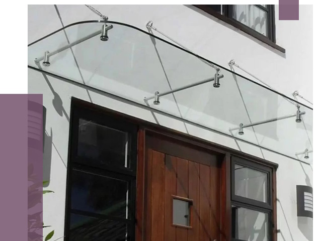 Стеклянные козырьки в Дмитрах от 19832 руб. | ПРОЛЁТ-Дмв