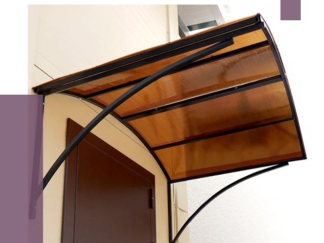 Недорогие козырьки в Дмитрах от 7954 руб.  | ПРОЛЁТ-Дмв