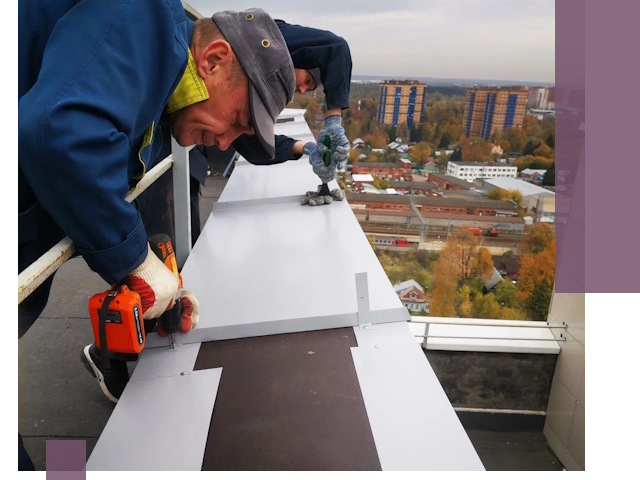 Монтаж парапетов в Дмитрах — установка прочных металлических ограждений