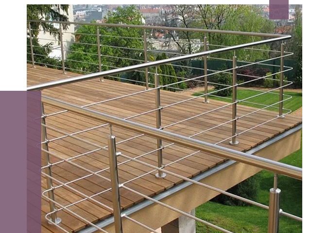 Алюминиевые парапеты в Дмитрах под ключ от 8147 руб. 