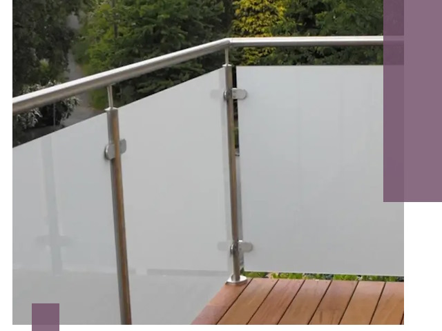 Алюминиевые парапеты для балконов и террас в Дмитрах