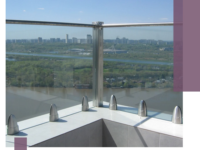 Стеклянные парапеты премиум класса в Дмитрах для домов и бизнесов