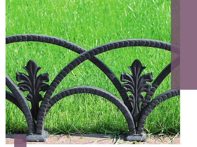 Декоративные металлические бордюры под ключ в Дмитрах