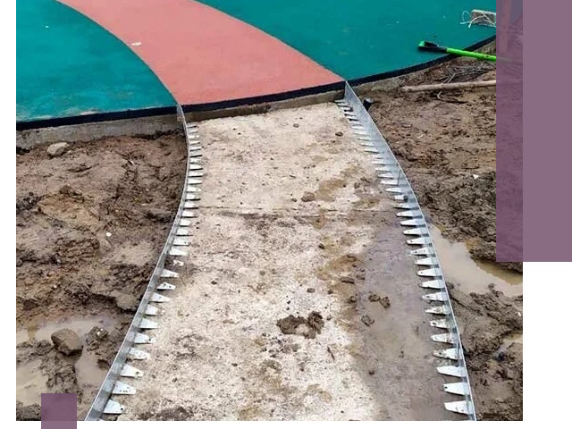 Металлические бордюры для дорожек в Дмитрах — монтаж и изготовление