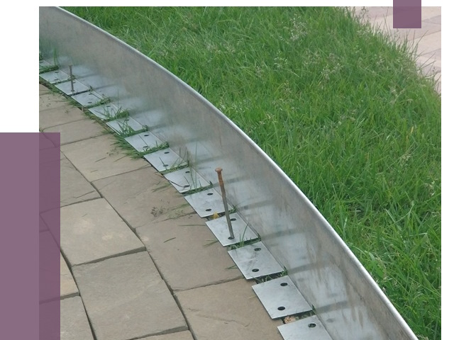 Металлические бордюры для тротуаров в Дмитрах от 9112 руб.