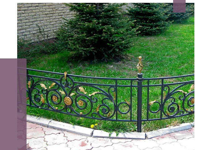 Кованые газонные ограждения в Дмитрах от 7986 руб. — ПРОЛЁТ-Дмв