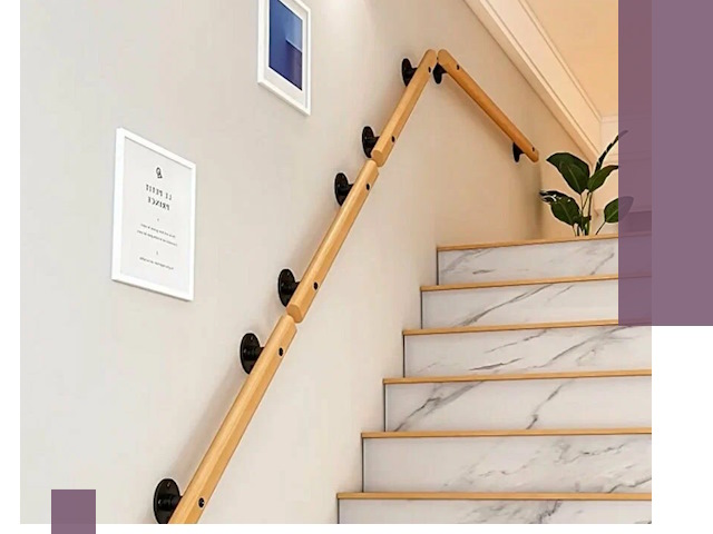 Поручни металлические и деревянные под ключ в Дмитрах